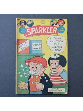 Sparkler Comics # 89 Sept Oct 1949 Vintage Nancy Sluggo Ernie Bushmiller